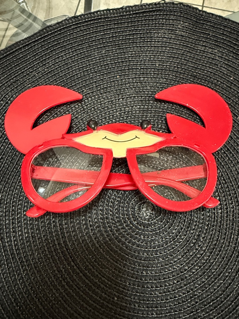 Novelty Red Crab Sunglasses